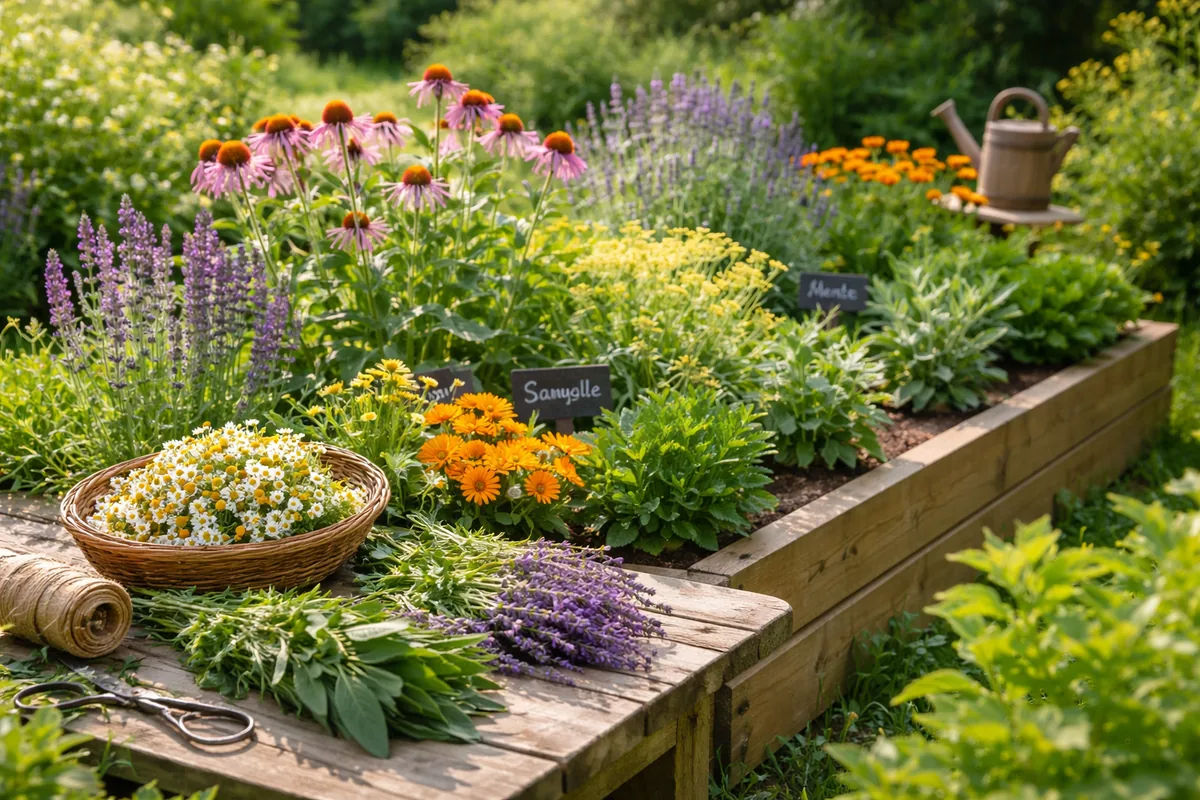 Comment intégrer des plantes médicinales dans son jardin facilement