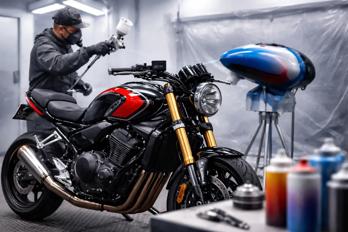 Comment choisir la peinture adaptée pour personnaliser sa moto