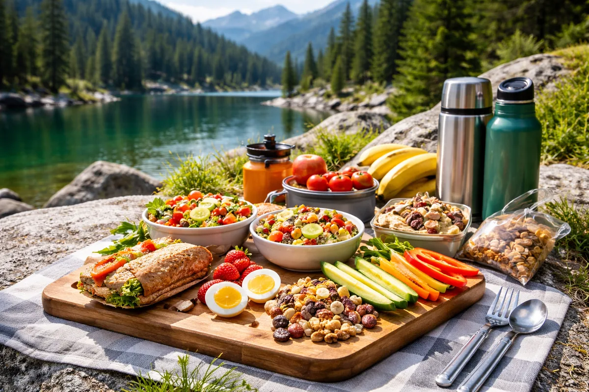 Comment choisir des aliments sains pour la cuisine en plein air lors d'une randonnée