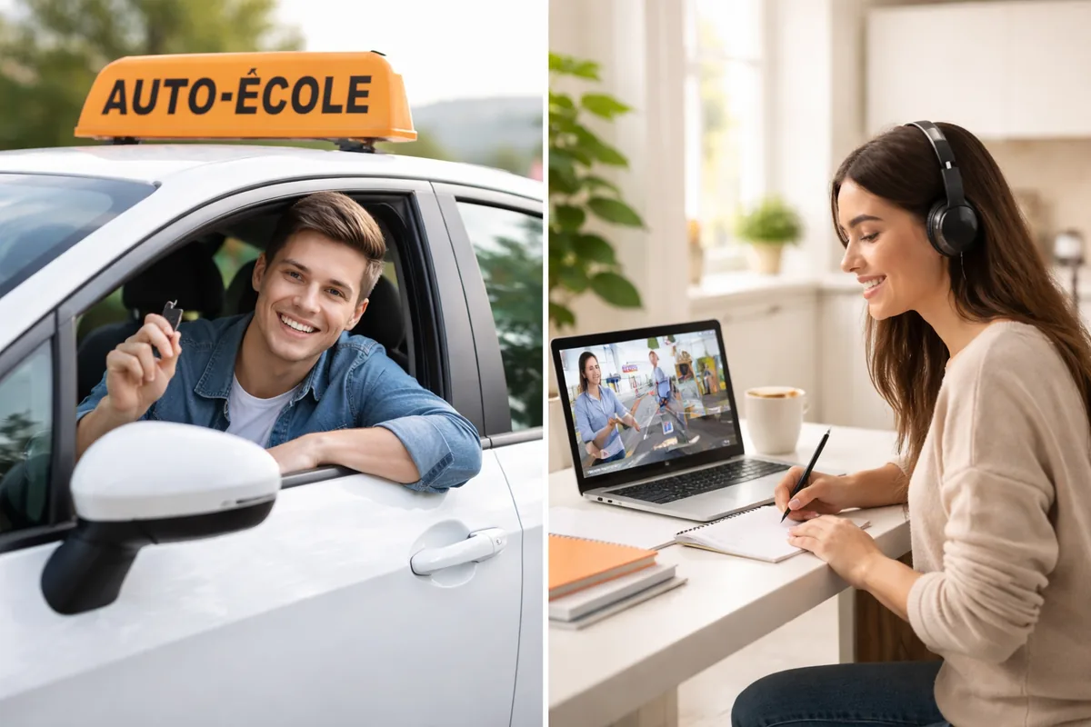 Comment choisir entre une auto-école traditionnelle et une formation en ligne pour passer son permis