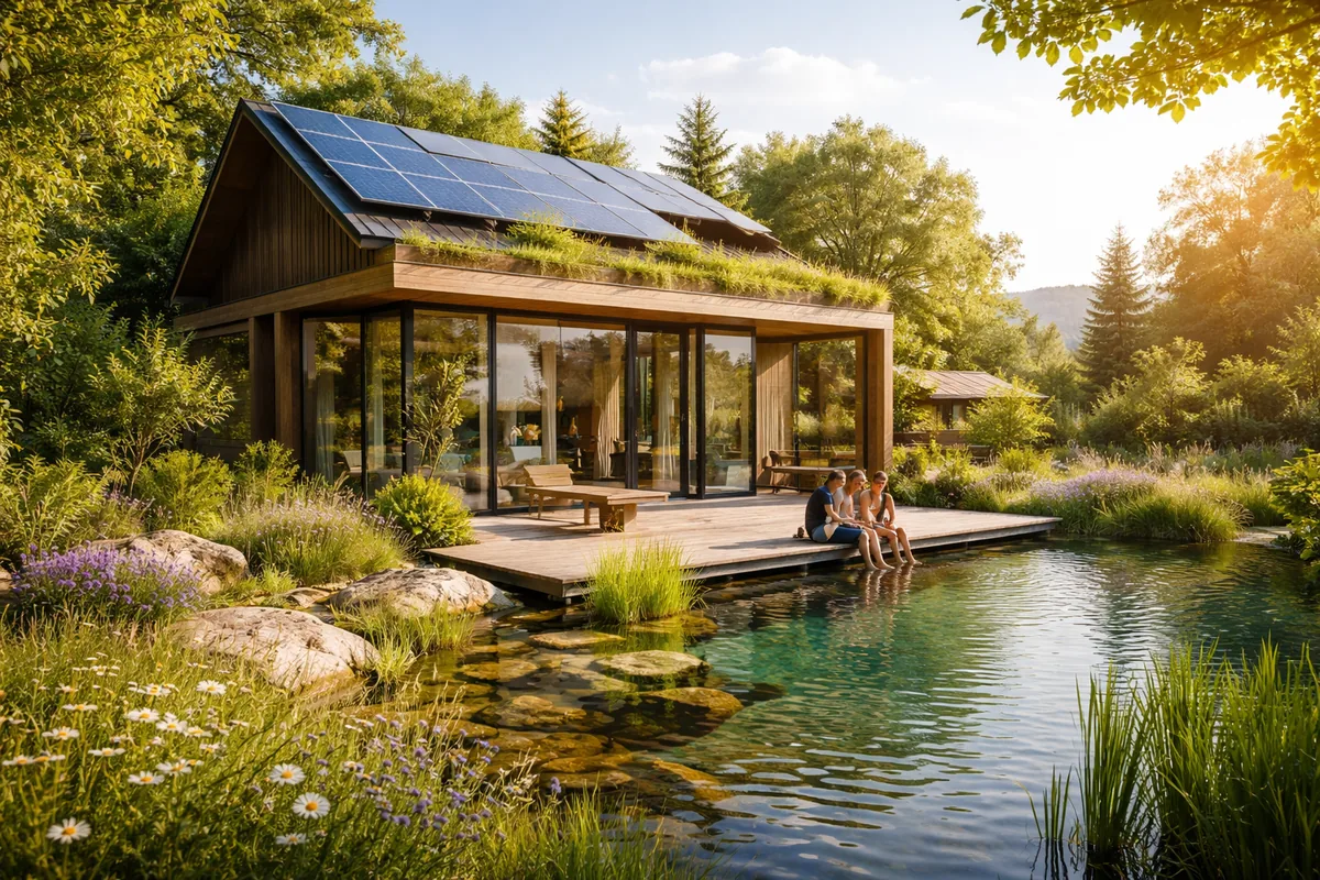Comment concevoir un habitat durable pour préserver l'environnement et profiter de la nature