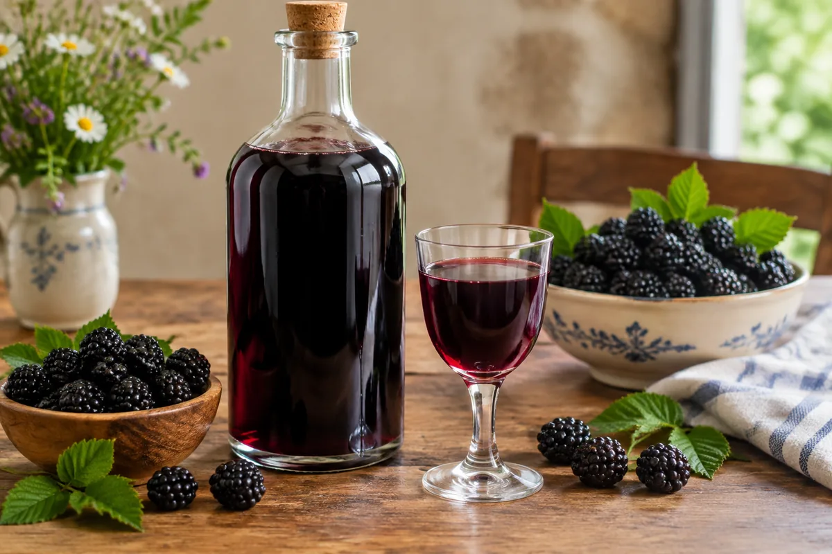 Comment préparer une liqueur de mûres vendéenne maison ?